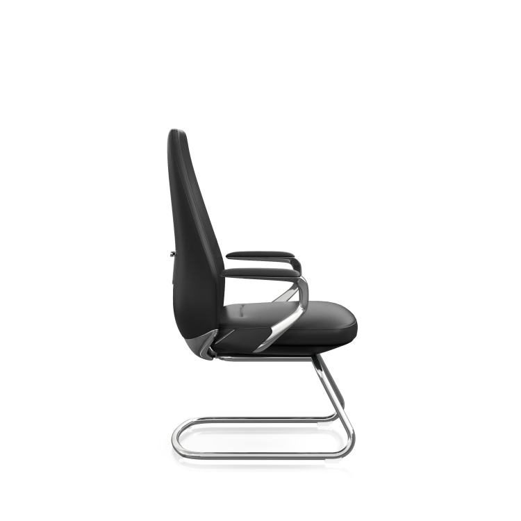 Leather Commercial Executive Visitor Conference Meeting Room Business Ceo Luxury Modern Office Guest Chairs detail 2