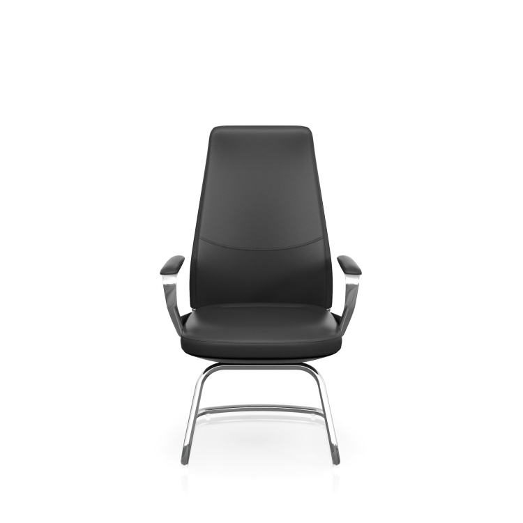 Leather Commercial Executive Visitor Conference Meeting Room Business Ceo Luxury Modern Office Guest Chairs detail 5