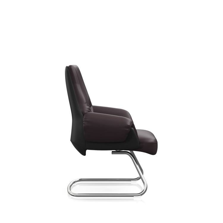 Luxury Leather Office Chair Ergonomic Office Chair Leather Wingback Chair Top Grain Leather Reclining Chair detail 2