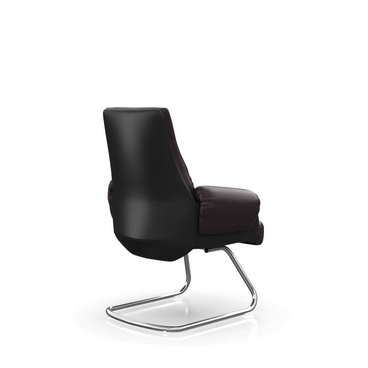 Luxury Leather Office Chair Ergonomic Office Chair Leather Wingback Chair Top Grain Leather Reclining Chair detail 3