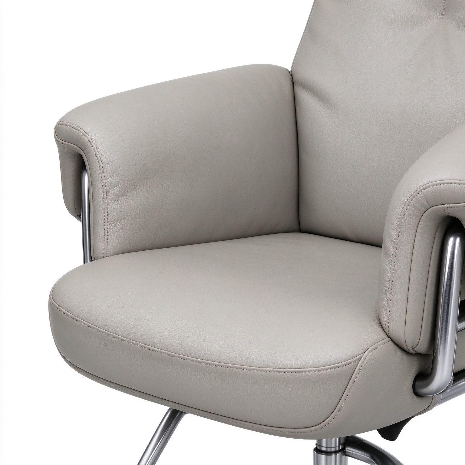 Office Ergonomic Computer Swivel Chair Modern Leather Executive Luxury Manager Pu Rolling Study Chairs Furniture Customization detail 5