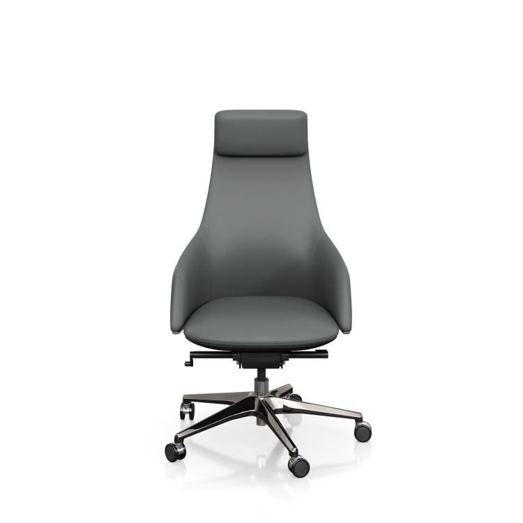 Executive Chair with Adjustable Headrest & Synchronous Tilt Mechanism detail 5