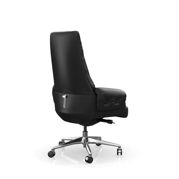 Factory Wholesale High Quality Leather Executive Office Chairs Gray Brown Swivel Chair Office Chair Executive detail 3