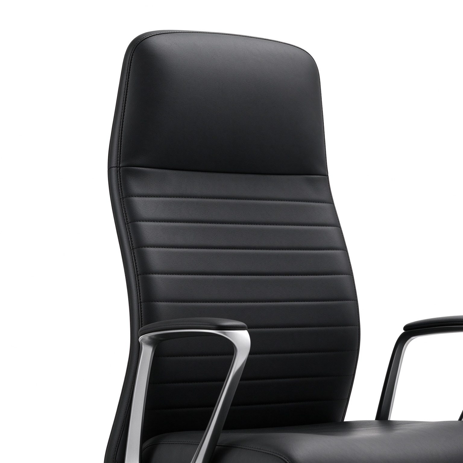 Comfortable Swivel High Back Executive Ergonomic Leather Home Office Chair with Armrest Tilt Function detail 5
