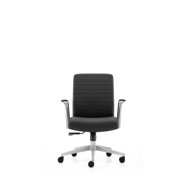 Mid-back Executive Office Chair Dark Gray Base Ergonomic Swivel Desk Chair detail 4