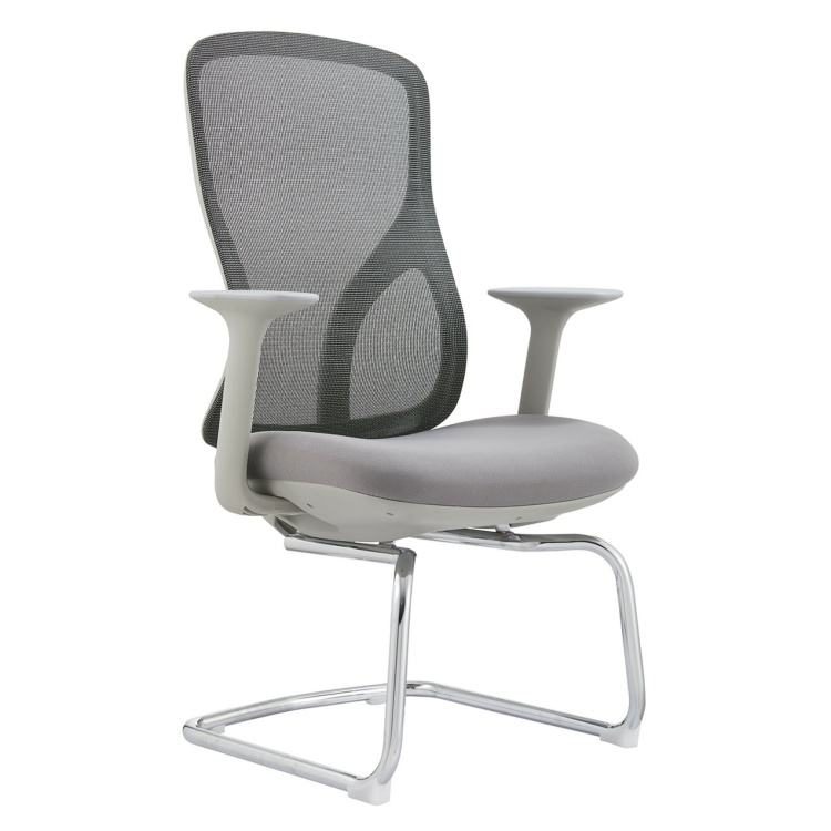 High Quality Modern Design Office Chair with Metal Base Nylon Material Economical Meeting Room Conference Chair detail 1