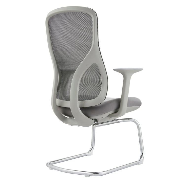 High Quality Modern Design Office Chair with Metal Base Nylon Material Economical Meeting Room Conference Chair detail 2