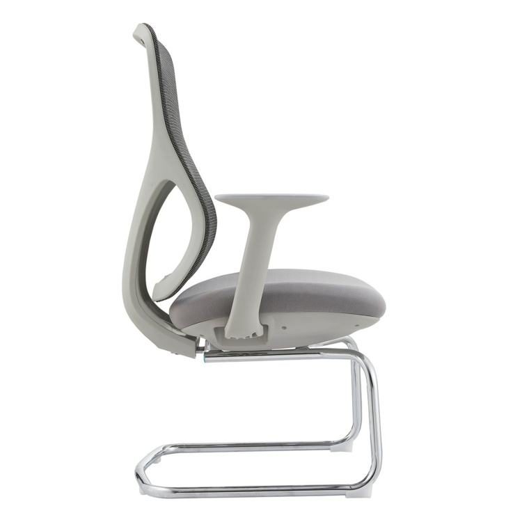 High Quality Modern Design Office Chair with Metal Base Nylon Material Economical Meeting Room Conference Chair detail 3