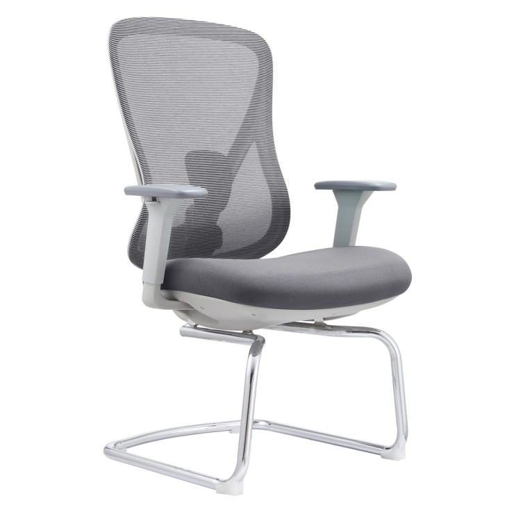 Wholesale Comfortable Simple Mesh Visitor Chair Furniture Modern Visitor Meeting Room Conference Chair Computer Mesh Chair detail 1