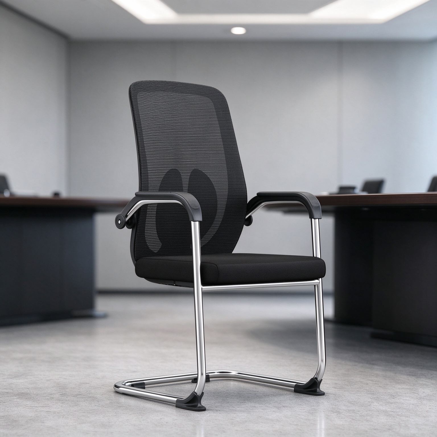 Ergonomic Arch-Shaped Mesh Office Chair Lumbar Support Thickened Cushion Modern Minimalist Design for Home/Office/Conference detail 6