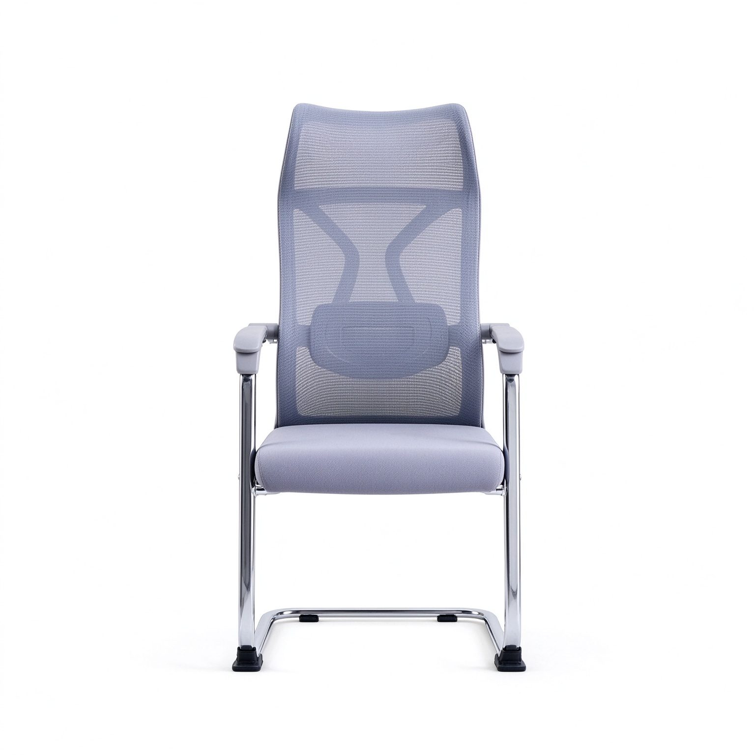 High Quality Business Visitors Ergonomic Mesh Back Office Meeting Room Chairs Conference Fixed Office Chairs detail 5