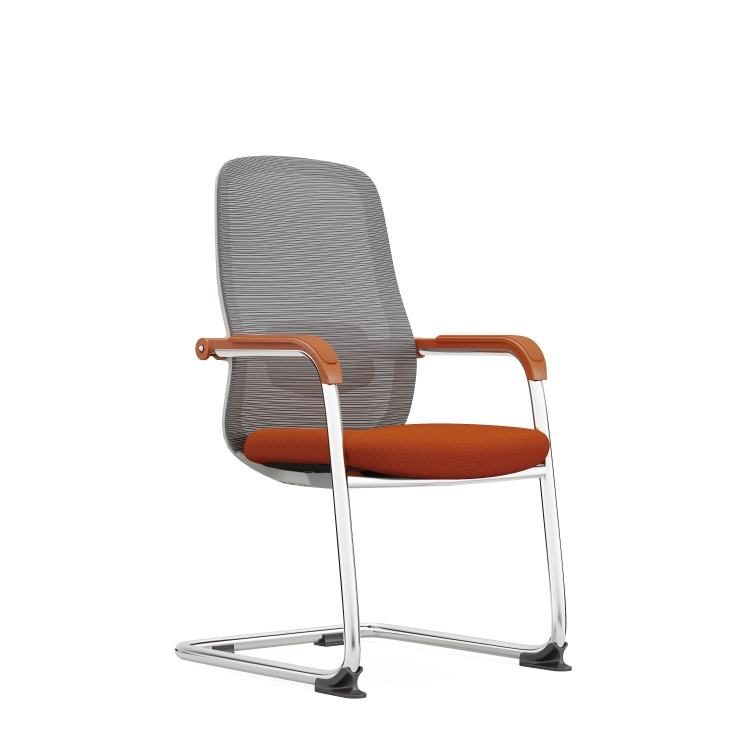 2026 Low Price Executive Mesh Chair Cantilever Base Comfortable Fabric Ergonomic Office Hotel Training Visitor Meeting Chair detail 1
