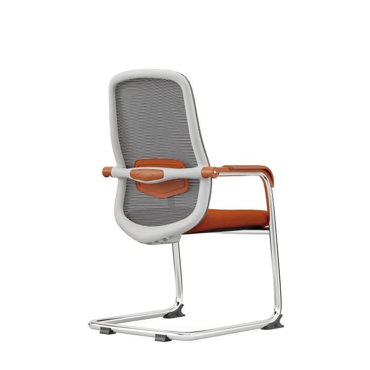 2026 Low Price Executive Mesh Chair Cantilever Base Comfortable Fabric Ergonomic Office Hotel Training Visitor Meeting Chair detail 2