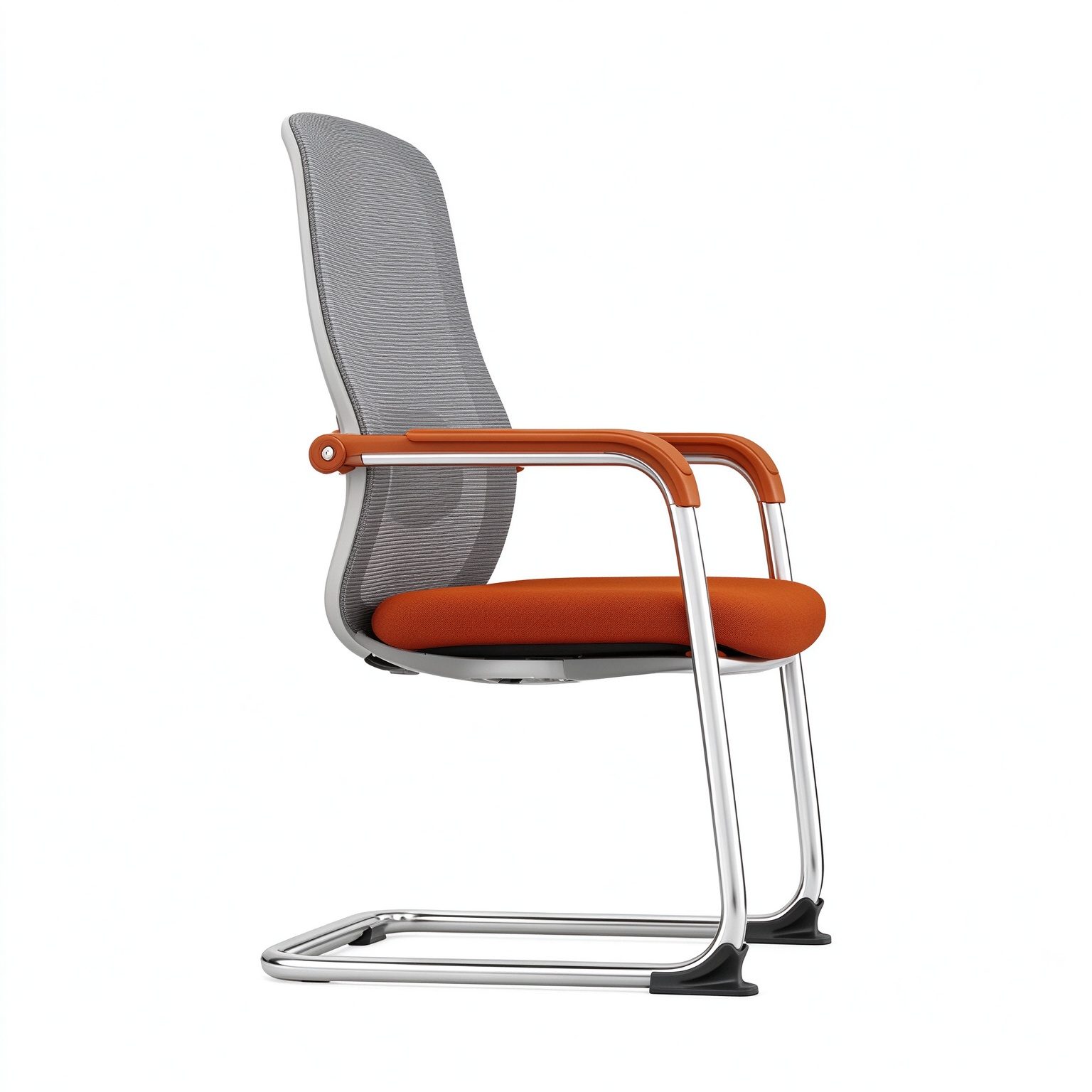 2026 Low Price Executive Mesh Chair Cantilever Base Comfortable Fabric Ergonomic Office Hotel Training Visitor Meeting Chair detail 3