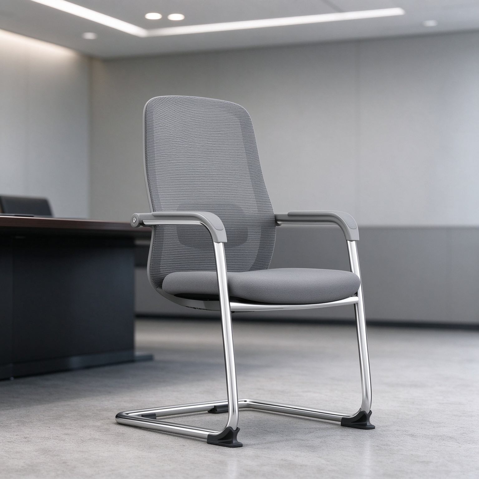 Comfortable Ergonomic Office Chair Computer Chair Home Seating Long Periods Conference Reception Mesh Curved-Back Fixed detail 6