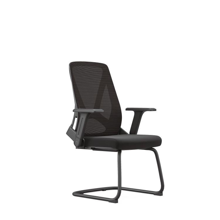 Ergonomic Office Chair with Metal Frame and Mesh Traditional-Contemporary Design for Meeting Room or Visitor Use detail 1