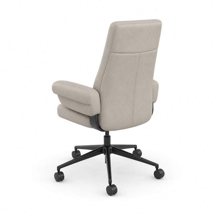 Luxury Ergonomic PU Leather Rolling Swivel Chair with Wheels Chair Executive Office Furniture Boss Office Chair detail 4