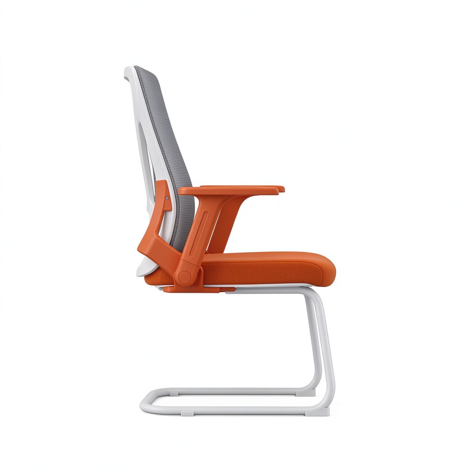 Modern Guest Chair Ergonomic Office Mesh Chair with Durable Fabric Reception Conference Chair detail 2