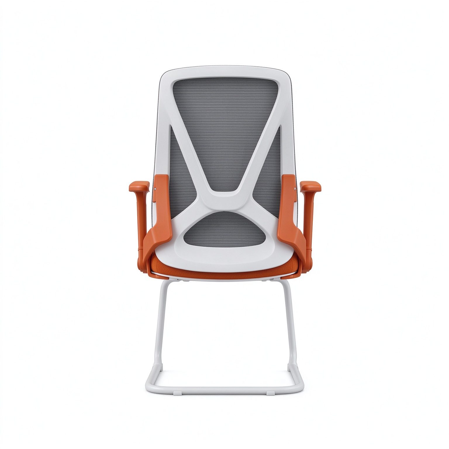 Modern Guest Chair Ergonomic Office Mesh Chair with Durable Fabric Reception Conference Chair detail 4