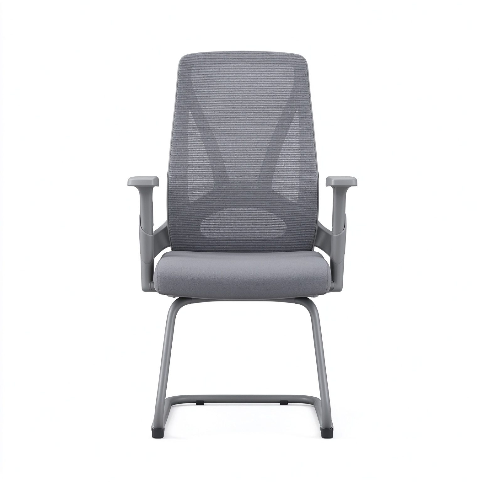 Advanced Mesh Office Work Station Chair With Fixed Chromed Legs Office Guests Staff Chair for Conference Room detail 4
