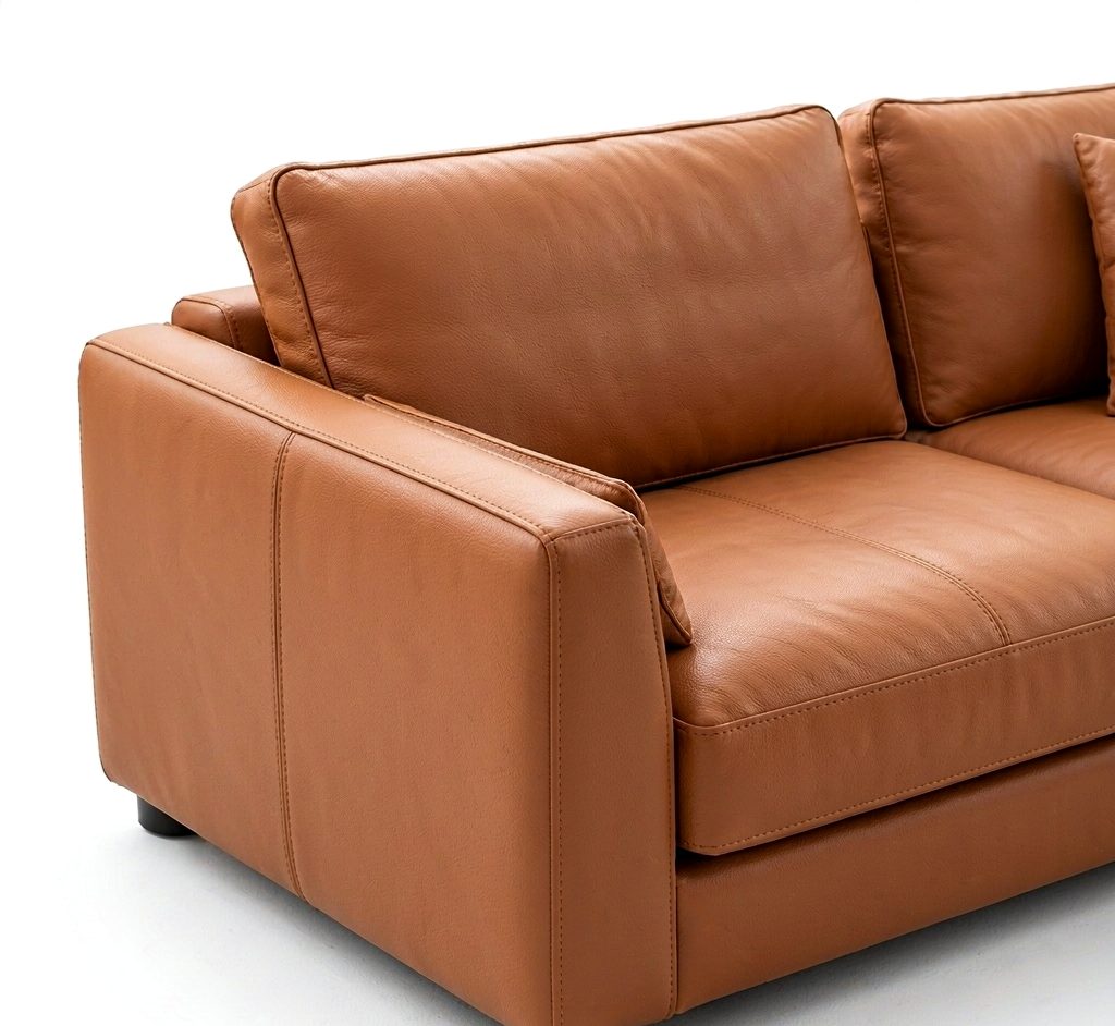 Light Luxury Sectional Leather Sofa Living Room Furniture Sofa Couch detail 4