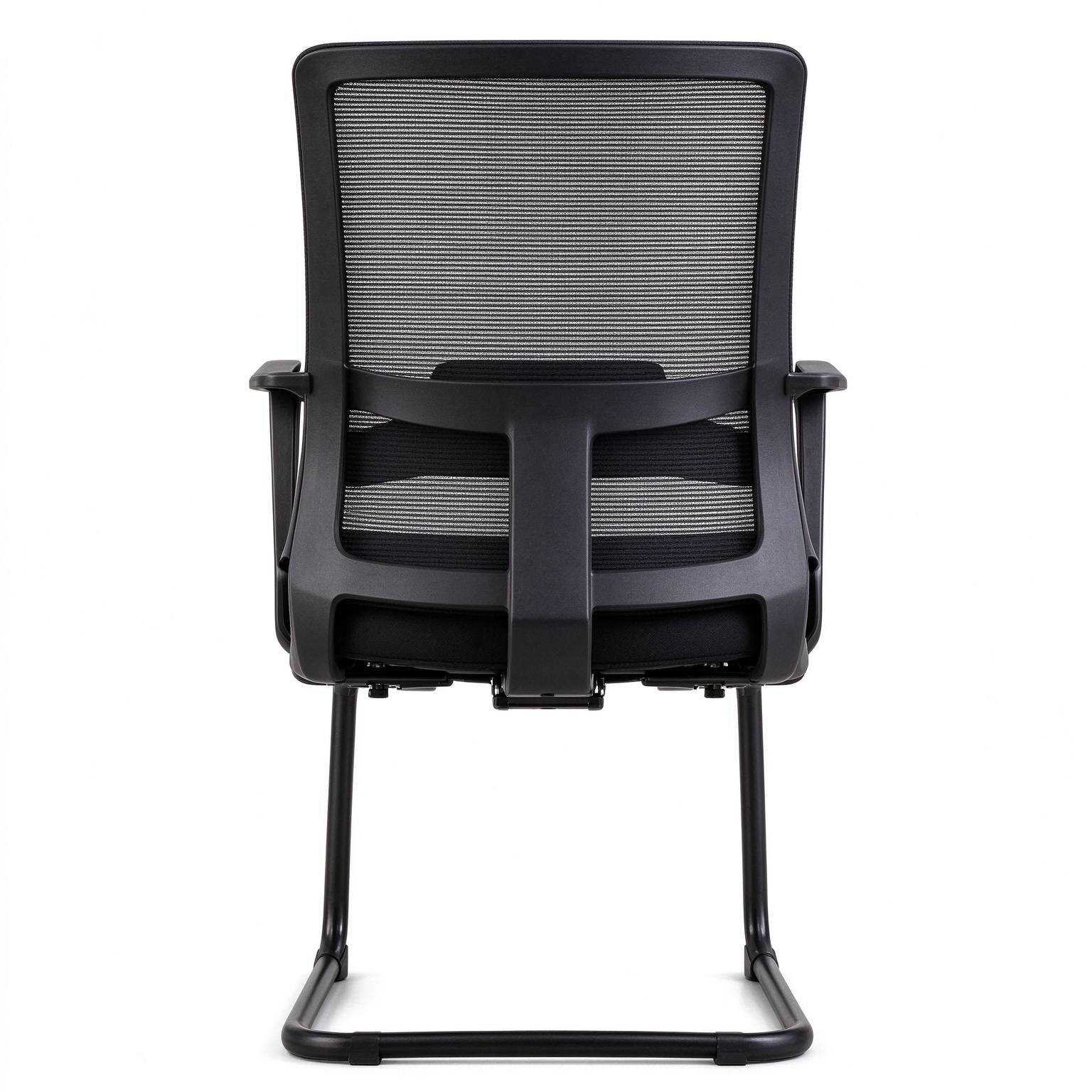 Ergonomic PP Arms Advanced Mesh Office Chair With Ventilate Cushion Non Revolving Computer Chair With Lumbar Support detail 3