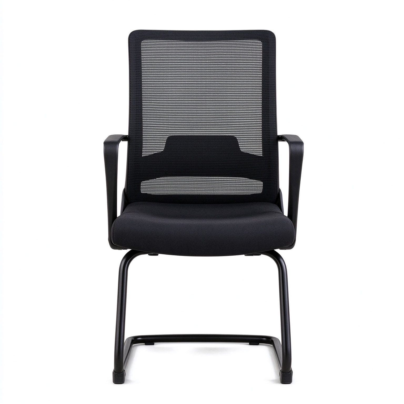 Ergonomic PP Arms Advanced Mesh Office Chair With Ventilate Cushion Non Revolving Computer Chair With Lumbar Support detail 4