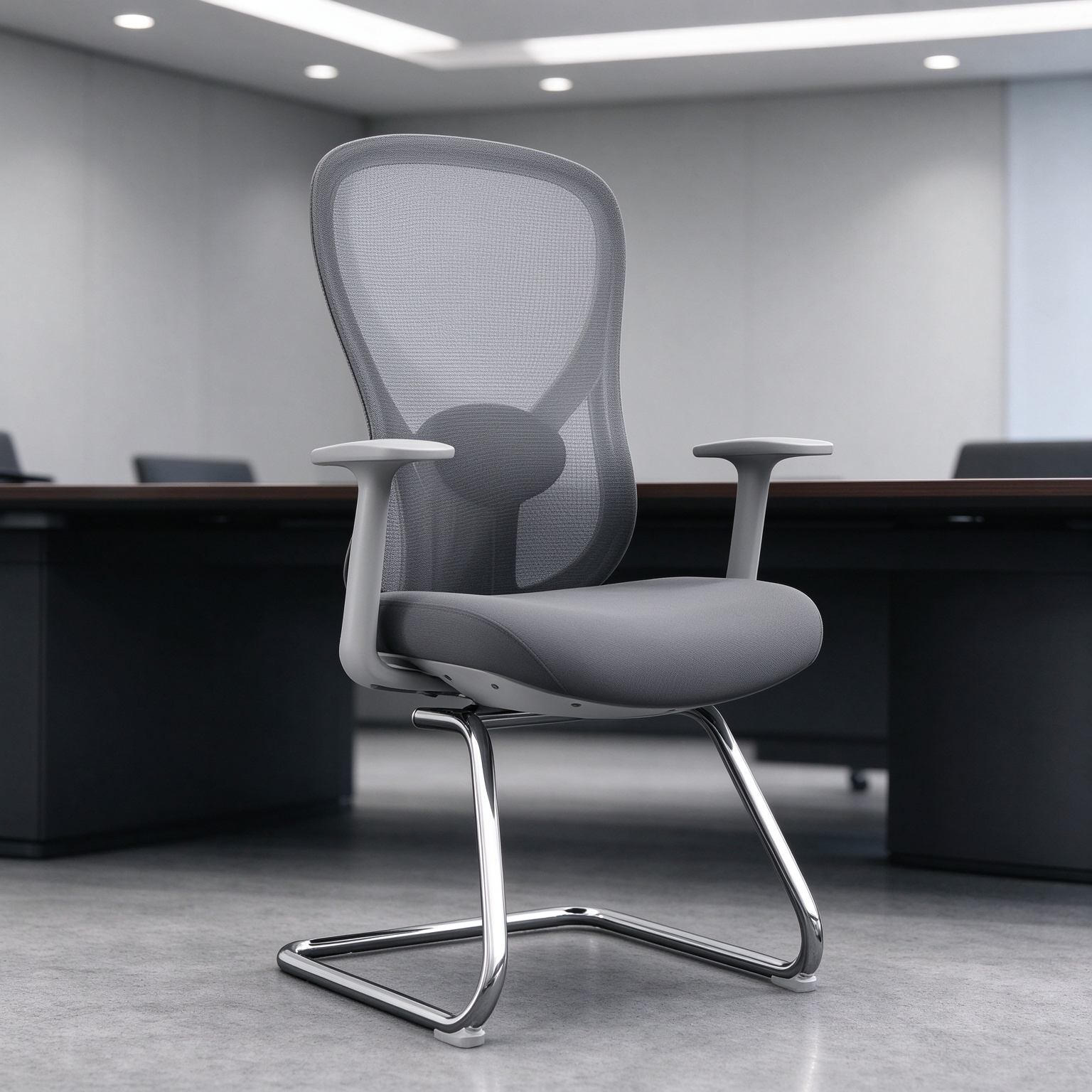 Modern Furniture Boss Ergonomic Luxury Mesh Training Meeting Visitor Office Chair detail 6