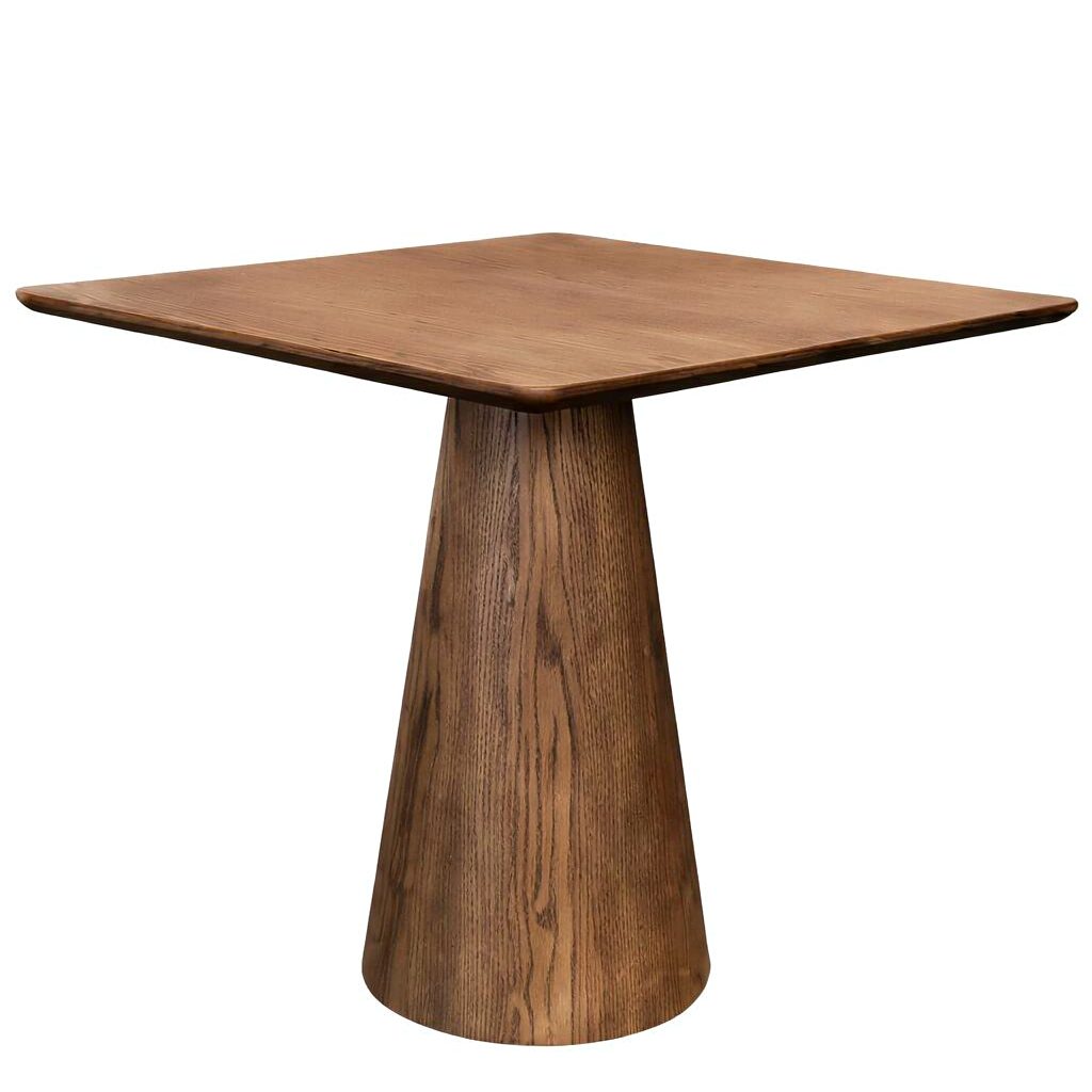 Modern Ceramic Marble Top Round Dining Table Wood Color Frame Home Dining Table Set Home Furniture Table detail 1