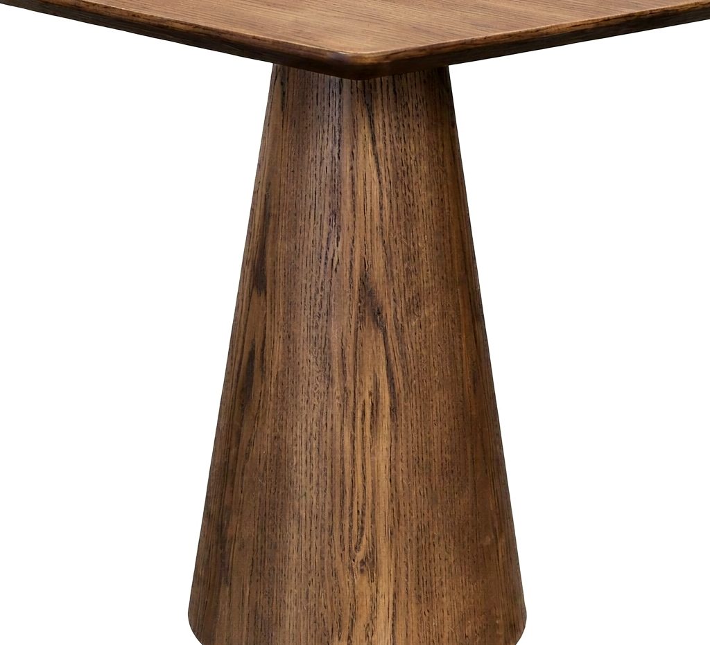 Modern Ceramic Marble Top Round Dining Table Wood Color Frame Home Dining Table Set Home Furniture Table detail 5