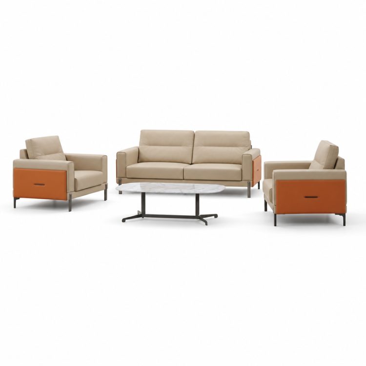Simple Office Sofa Creative Designer Modern Business Reception Meeting and Negotiation Living Room Hotel Lobby Combination Set detail 2