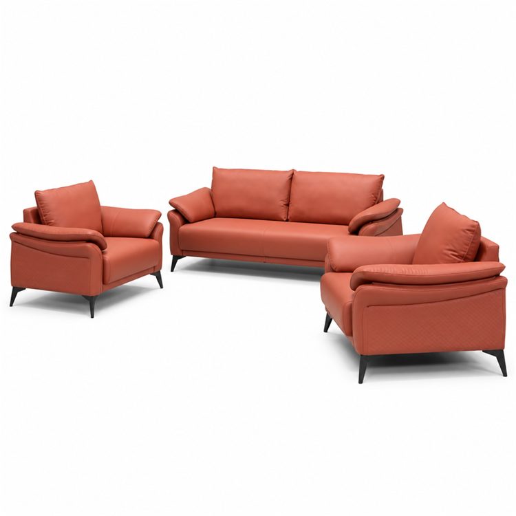 Contemporary Sofa for Office Reception Waiting Leather Lobby Visitor Leaving Room Leisure Sofas Art Minimalist Business Rec detail 2