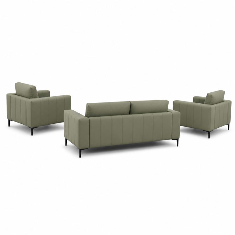 High-end Luxury PU Leather Office Sofa Set Modern Minimalist Reception Area Sofa for Executive Office detail 1