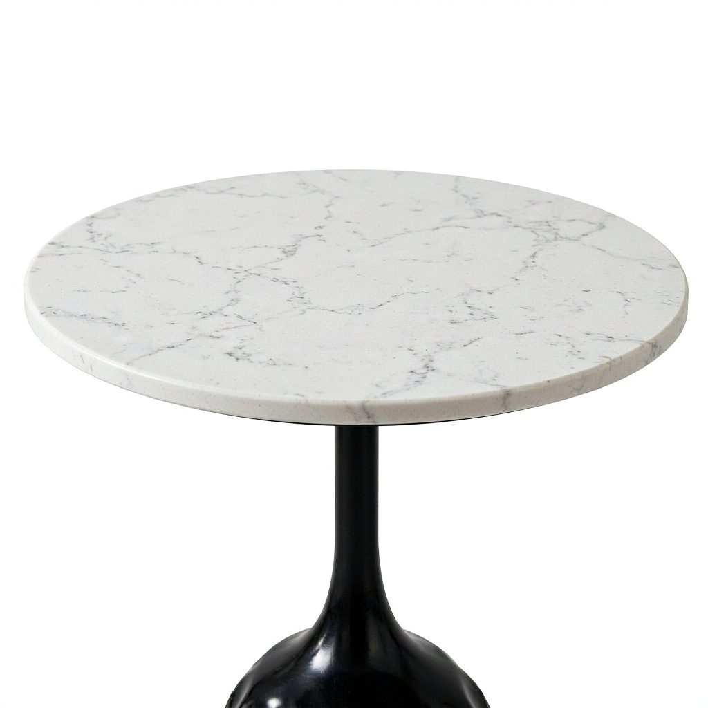 Nordic Simple Metal Frame Optional Color Rock End Table Modern Tea Table Corner Table for Living Room detail 4