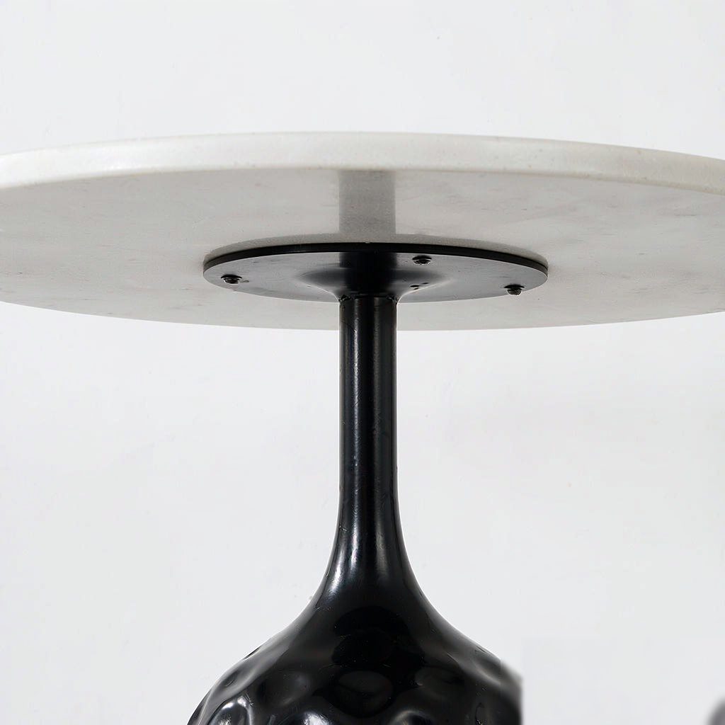 Nordic Simple Metal Frame Optional Color Rock End Table Modern Tea Table Corner Table for Living Room detail 5