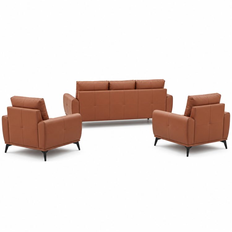 Luxury Executive Office Sofa Bed Set Modern Commercial PU Leather Reception Sofa for Meeting Room Lobby detail 1