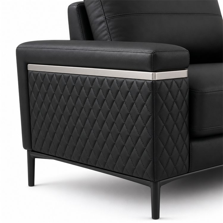 High-density Sponge Segmented Modular Multifunctional Office Sofa Combination Light Luxury Texture Office Furniture detail 3