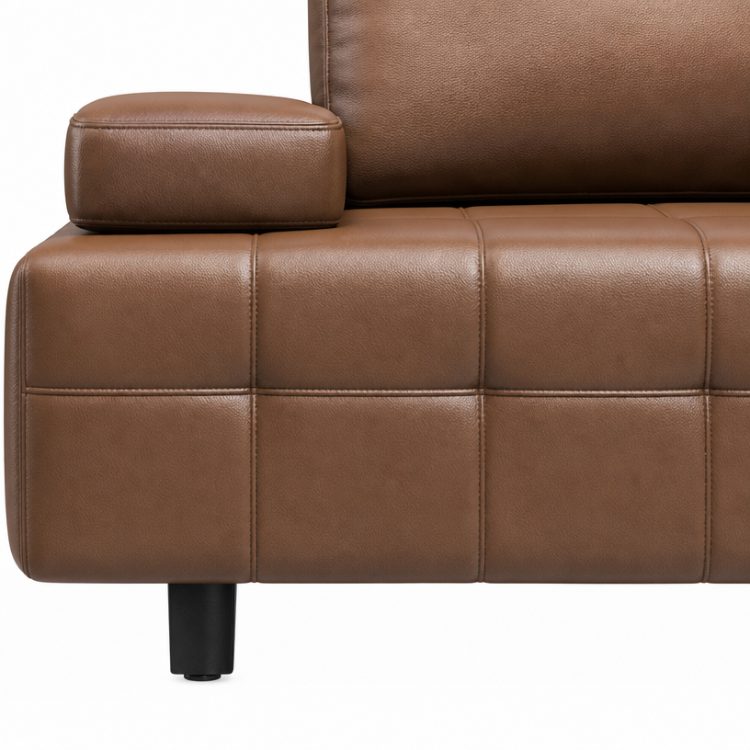 Modern Design High End Office Furniture Sofa Set 1+1+3 Living Room Leather Office Sofa detail 4