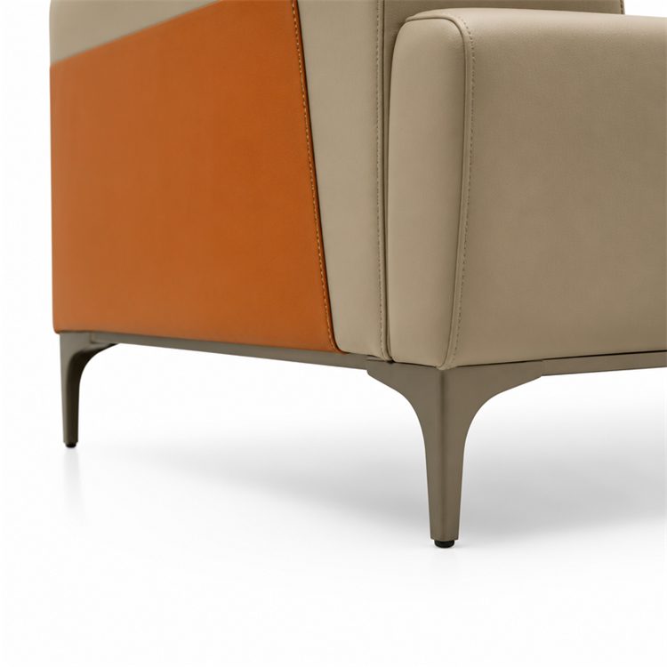 Durable Modern Sectional Leather Sofa for Hotel Apartment School & Park Projects-5-Year Warranty Bulk Supplier detail 4