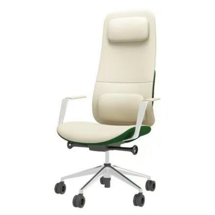 Modern High-Back Leather Executive Office Chair Ergonomic & Rotating Design for Home & Office Use detail 2