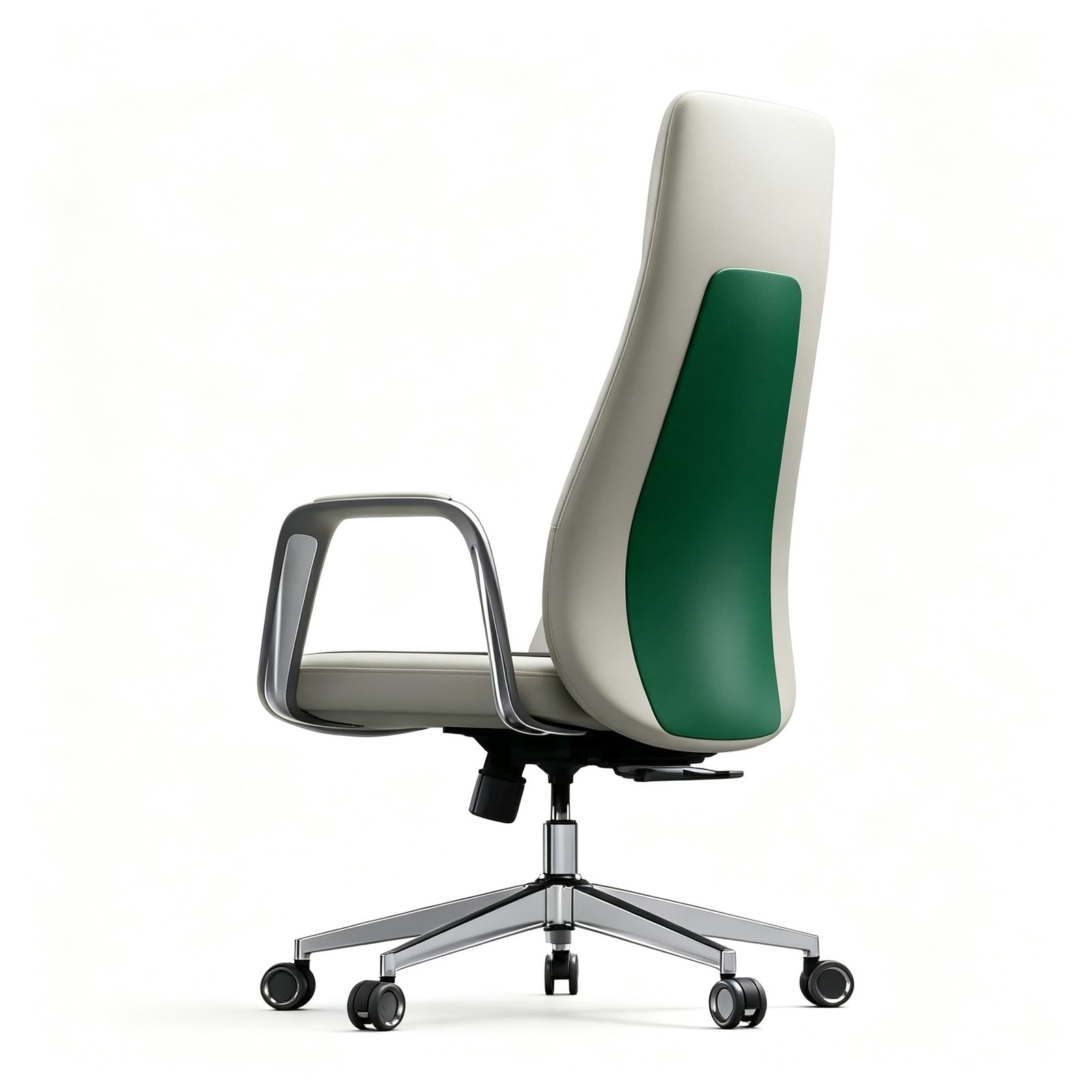 Executive Office Chair High Back Leather Swivel Chair Nappa Leather 4 Position Tilt Lock Manager Chair for Office detail 1