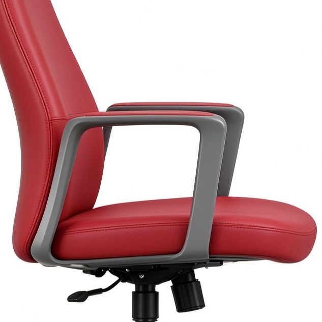 Executive Office Chair High Back Leather Swivel Chair Nappa Leather 4 Position Tilt Lock Manager Chair for Office detail 5