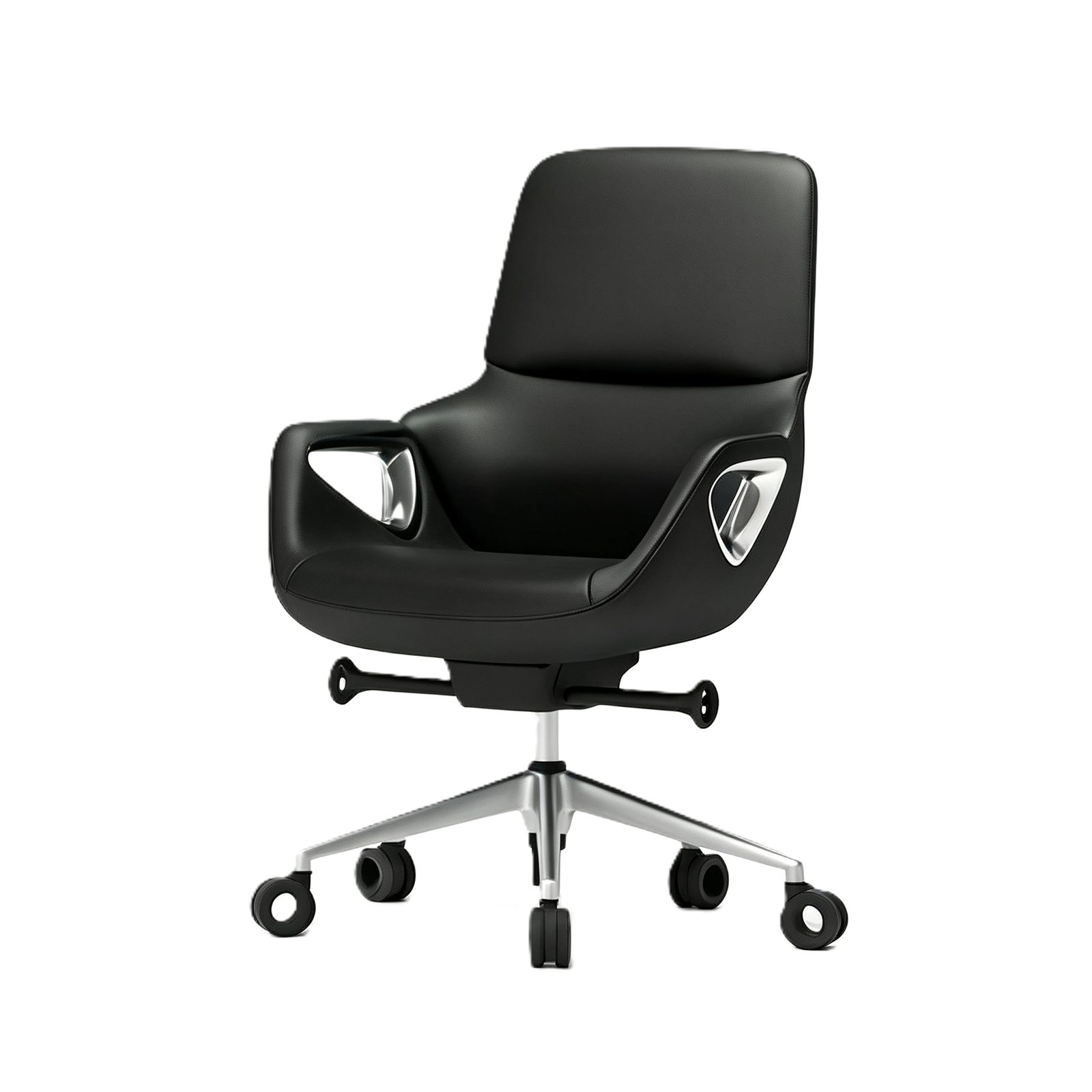 High End Luxury Leather Executive Chair Height Adjustable Ergonomic Swivel Chair High Quality Office Boss Computer Chair detail 1