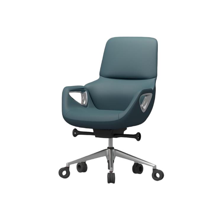 High End Luxury Leather Executive Chair Height Adjustable Ergonomic Swivel Chair High Quality Office Boss Computer Chair detail 3