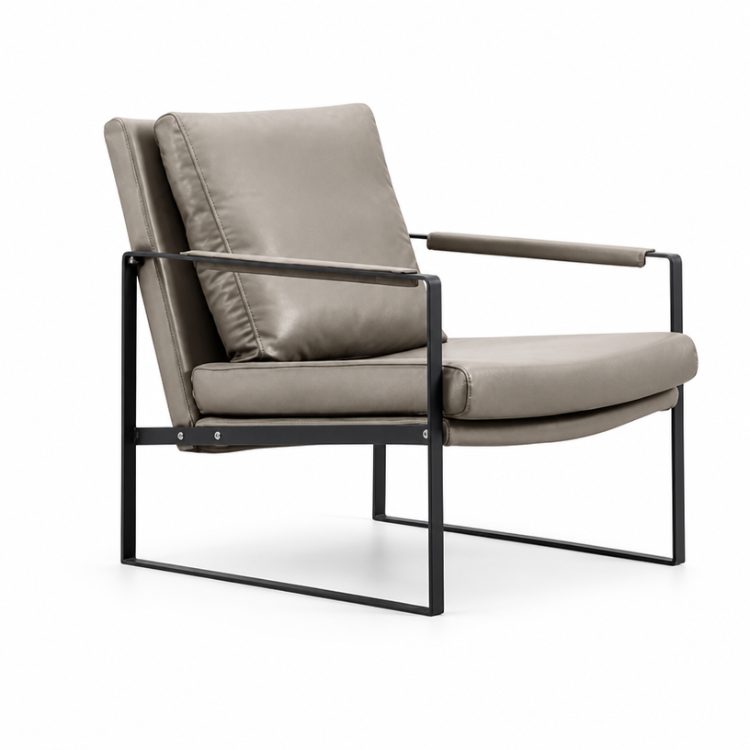 Factory Wholesale Modern Living Room Lounge Chairs Accent Sofa Armchair for Apartment Villa Home detail 2