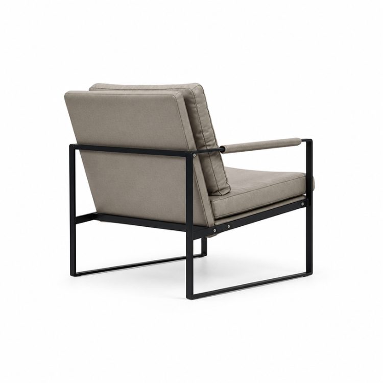 Factory Wholesale Modern Living Room Lounge Chairs Accent Sofa Armchair for Apartment Villa Home detail 3