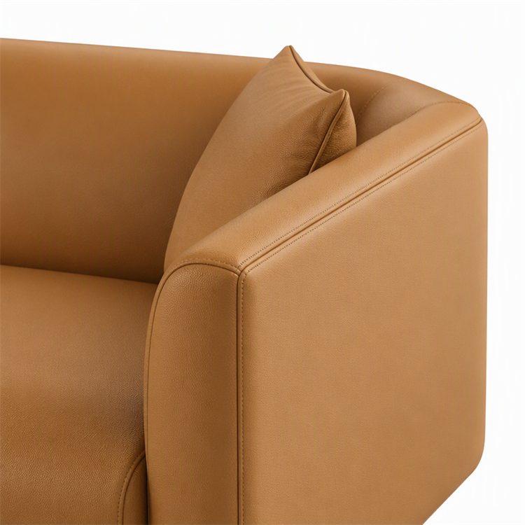 Office Furniture Office Waiting Business Negotiations Boss Reception Work High-standard PU Leather Sofa Set detail 5