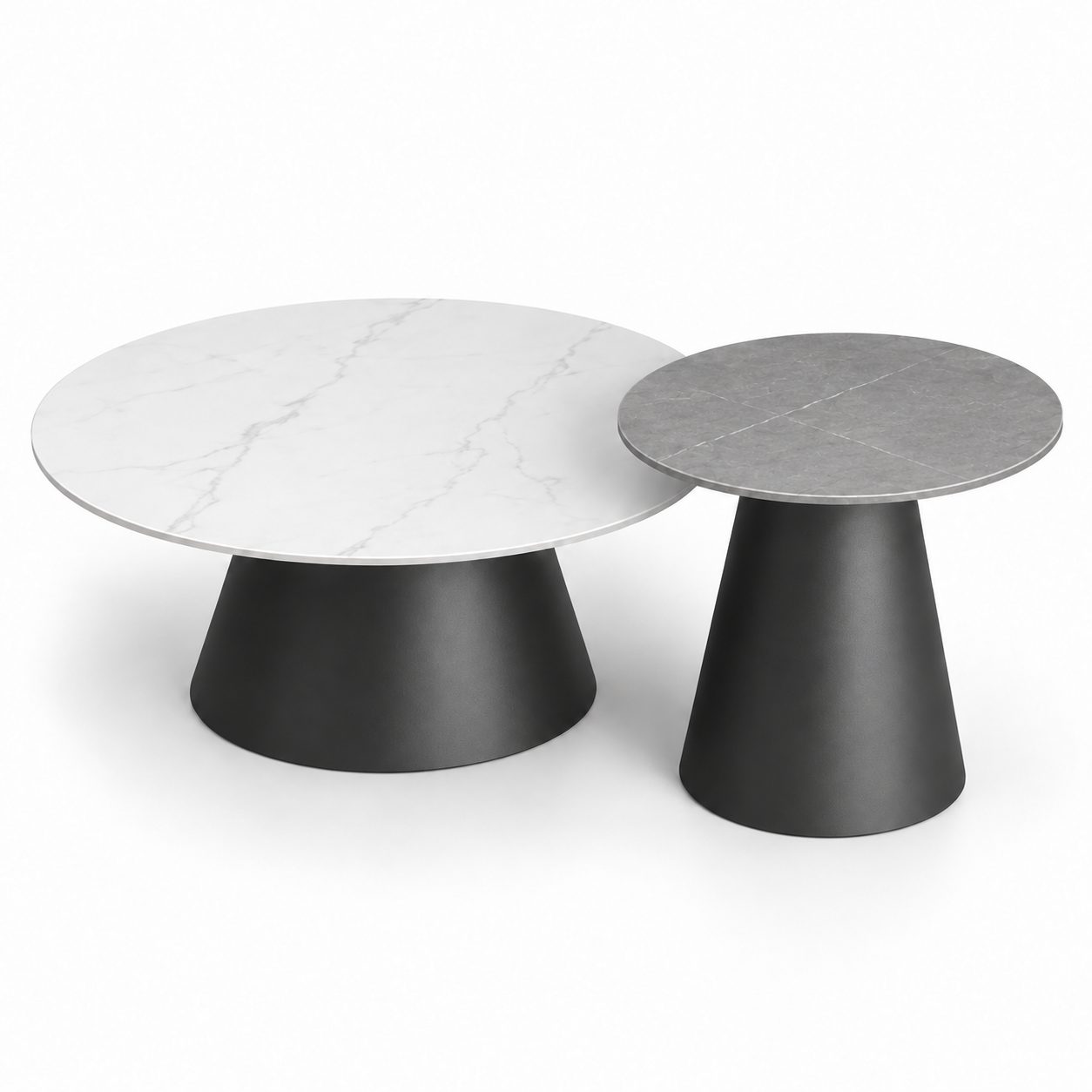 Luxury Stone Coffee Table Set Nordic Modern Brass Metal Double Layer Stainless Steel Home Furniture Coffee Table detail 3