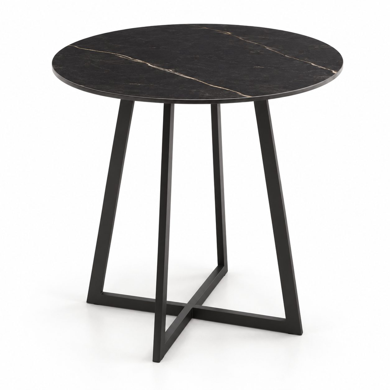Modern Minimalist Round Coffee Dining Table for Small Apartments Leisure Balcony Chairs Reception & Negotiation Use detail 1