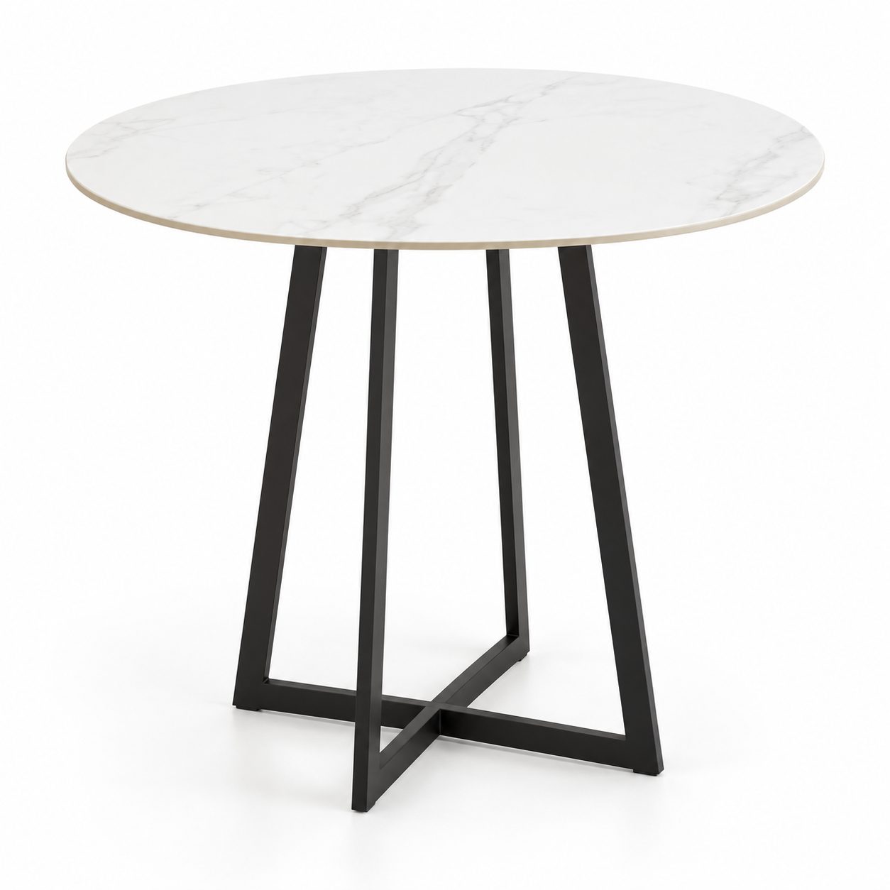 Modern Minimalist Round Coffee Dining Table for Small Apartments Leisure Balcony Chairs Reception & Negotiation Use detail 2